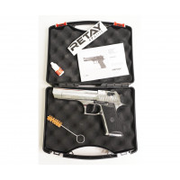 СХП Охолощенный пистолет Retay Eagle X Desert Eagle, кал. 9 мм, никель