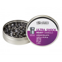 Пули JSB Ultra Shock Heavy Diabolo 5,5 мм, 1,645 грамма, 150 штук Пули JSB Ultra Shock Heavy Diabolo 5,5 мм, 1,645 грамма, 150 штук