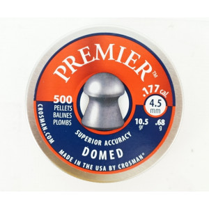 Пули Crosman Premier Domed 4,5 мм, 0,68 грамм, 500 штук