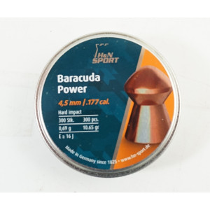 Пули H&N Baracuda Power 4,5 мм, 0,69 грамм, 300 штук