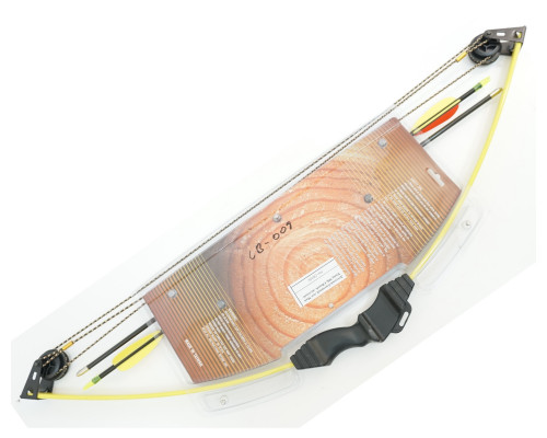 Детский блочный лук Man Kung MK-CB008, 4,5 кг, 84 см (желтый)
